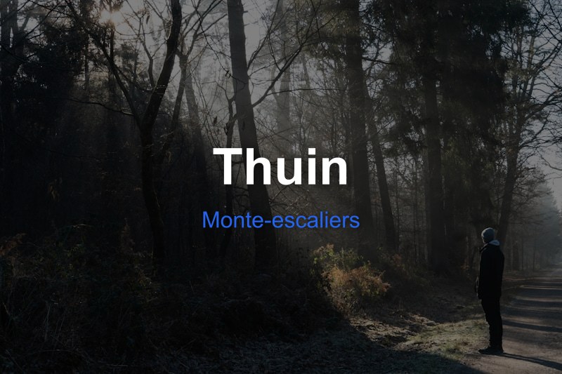 Monte-escaliers à Thuin, Belgique - Trouvez un professionnel