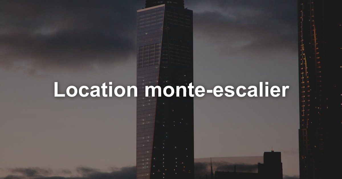 Location monte-escalier dans l'arrondissement de Termonde